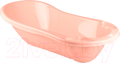 Ванночка детская Пластишка С клапаном для слива воды 431301333 (светло-розовый)