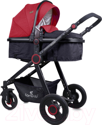 Детская универсальная коляска Lorelli Alexa Black and Red / 10021261800