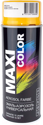 Эмаль Maxi Color 1004MX RAL 1004 (400мл, золотисто-желтый)