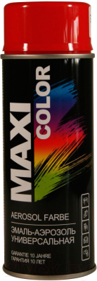 Эмаль Maxi Color 3000MX RAL 3000 (400мл, красно-оранжевый)