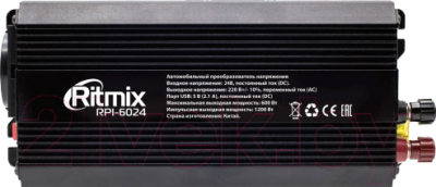 Автомобильный инвертор Ritmix RPI-6024