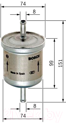 Топливный фильтр Bosch 0450905201