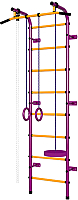 Детский спортивный комплекс Пионер С1НМ (пурпурный/желтый) - 
