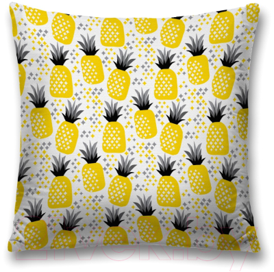 

Наволочка декоративная JoyArty, Ананасовые грядки / sl_58236