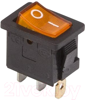 Выключатель клавишный Rexant ON-OFF 36-2152 (желтый)