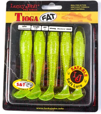 

Мягкая приманка Lucky John, Pro Series Tioga Fat 3.9in 10.00/071 / 140146-071