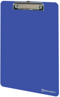 Планшет с зажимом Brauberg Solid / 226823 (синий) - 