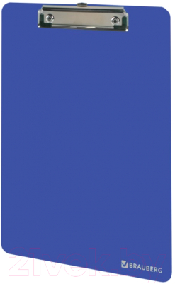 Планшет с зажимом Brauberg Solid / 226823 (синий)