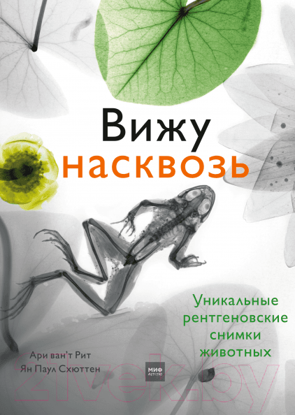 Книга МИФ Вижу насквозь. Удивительные рентгеновские снимки животных