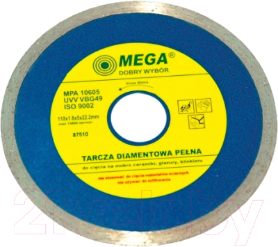 

Отрезной диск алмазный Mega, 87515
