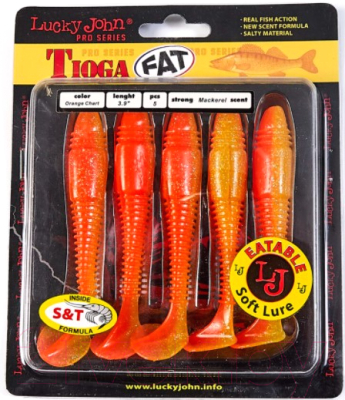 

Мягкая приманка Lucky John, Pro Series Tioga Fat 3.9in 10.00/T26 / 140146-T26