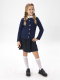 Миниатюра изображения товара Кофта детская Amarobaby Pure Love School / AB-OD21-PLS1902/20-140 (синий, р. 140)
