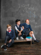 Миниатюра изображения товара Кофта детская Amarobaby Pure Love School / AB-OD21-PLS1902/20-140 (синий, р. 140)
