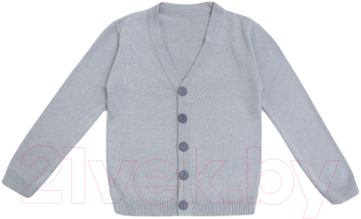 Кардиган детский Amarobaby Pure Love School / AB-OD21-PLS1901/11-122 (серый, р. 122)