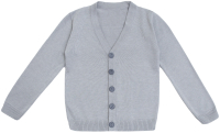 Кардиган детский Amarobaby Pure Love School / AB-OD21-PLS1901/11-128 (серый, р. 128) - 