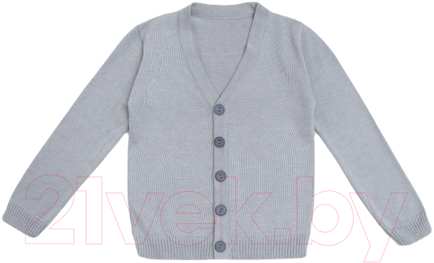 Кардиган детский Amarobaby Pure Love School / AB-OD21-PLS1901/11-140 (серый, р. 140)