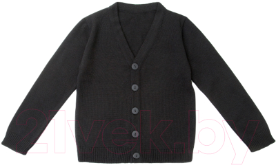 Кардиган детский Amarobaby Pure Love School / AB-OD21-PLS1901/09-122 (черный, р. 122)