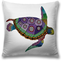 

Наволочка декоративная JoyArty, Разукрашенная черепаха / sl_19289