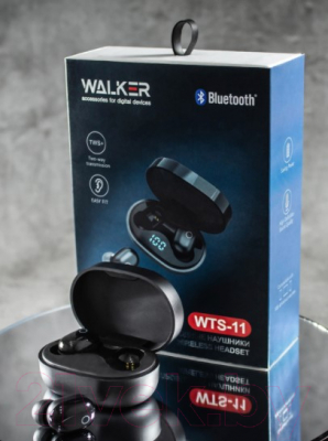 Беспроводные наушники Walker WTS-11 (черный)