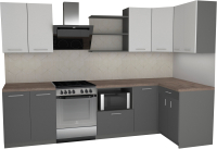 

Готовая кухня Primebeli, Агата Premium 1.2x2.4 правая