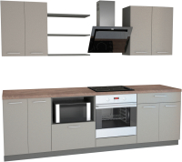 

Готовая кухня Primebeli, Агата Стандарт 2.0 + шкаф под духовку