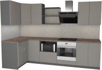 

Готовая кухня Primebeli, Агата Стандарт 1.2x2.4 левая + шкаф под духовку