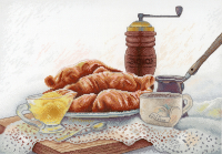 Набор для вышивания М.П.Студия Французский завтрак / НВ-655М - 