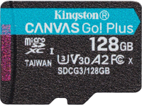 Карта памяти Kingston Canvas Go Plus MicroSDHC 128GB (SDCG3/128GBSP) - 