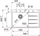 Миниатюра изображения товара Мойка кухонная Franke CNG 611/211-78 TL (114.0639.719)