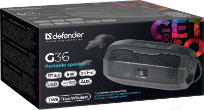 Портативная колонка Defender G36 / 65036