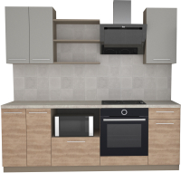 

Готовая кухня Primebeli, Агата Стандарт 1.6 + шкаф под духовку