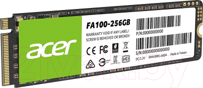 SSD диск Acer FA100 256GB / BL.9BWWA.118