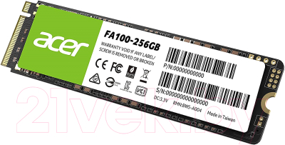 SSD диск Acer FA100 256GB / BL.9BWWA.118