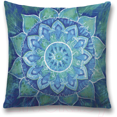 

Наволочка декоративная JoyArty, Сине-зеленая мандала / sl_8771