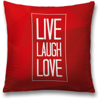 

Наволочка декоративная JoyArty, Live.Laugh.Love / sl_53840