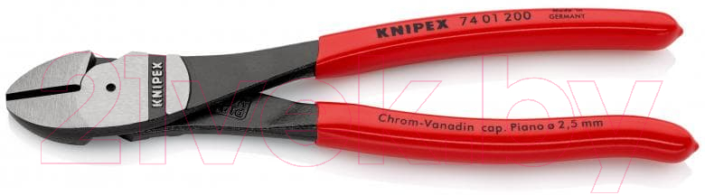 Бокорезы Knipex 7401200