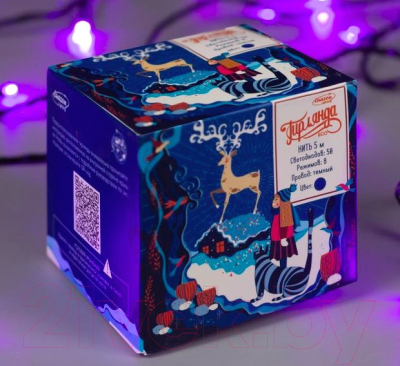 Изображение товара Светодиодная гирлянда Luazon Нить 3556767 (фиолетовый)