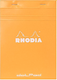 Блокнот Rhodia В точку / 16558С (80л, оранжевый) - 