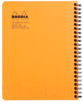 Блокнот Rhodia 193428C (80л, оранжевый)