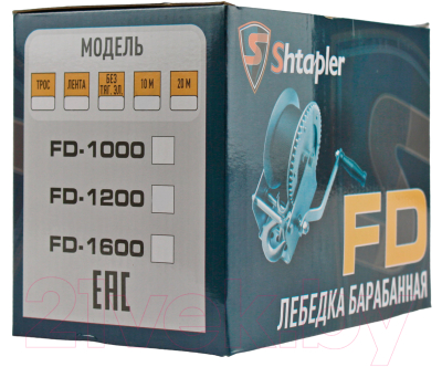 Лебедка ручная Shtapler FD-1200 0.5т / 71037081 (10м)