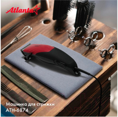 Машинка для стрижки волос Atlanta ATH-6874 (черный)