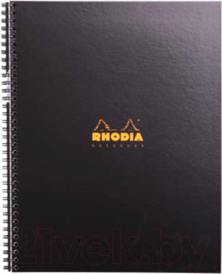 Блокнот Rhodia 191301C (80л, черный)