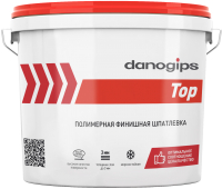Шпатлевка готовая Danogips TOP полимерная / 614343 (16.5кг) - 