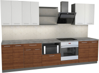 

Готовая кухня Primebeli, Агата Стандарт 2.6 + шкаф под духовку