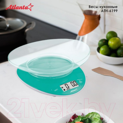 Кухонные весы Atlanta ATH-6199 (зеленый)