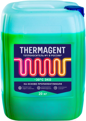 Теплоноситель для систем отопления Thermagent -30°C ЭКО (20л, зеленый)