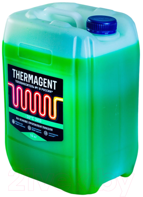 Теплоноситель для систем отопления Thermagent -30°C ЭКО (10л, зеленый)