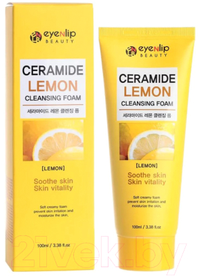 Пенка для умывания Eyenlip Ceramide Lemon Cleansing Foam (100мл)