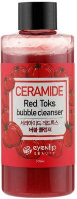 Пенка для умывания Eyenlip Ceramide Red Toks Bubble Cleanser (200мл)