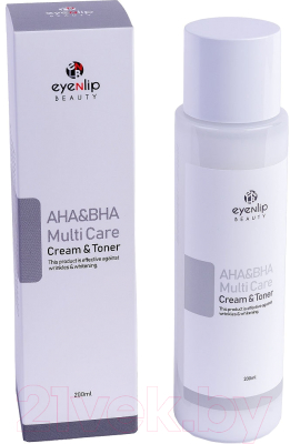 Крем для лица Eyenlip AHA & BHA Multi Care Cream & Toner (200мл)